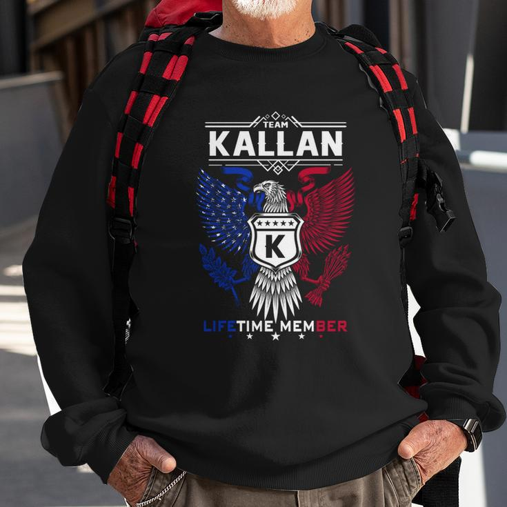 Kallan Name - Kallan Eagle Lifetime Member Sweatshirt Gifts for Old Men