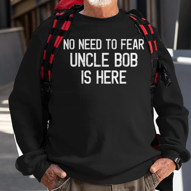 Kein Grund zur Sorge, Onkel Bob ist hier - Stolzer Familienname Sweatshirt Geschenke für alte Männer