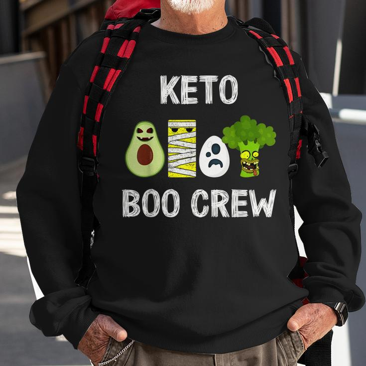 Keto Boo Crew Squad Sweatshirt Gifts for Old Men