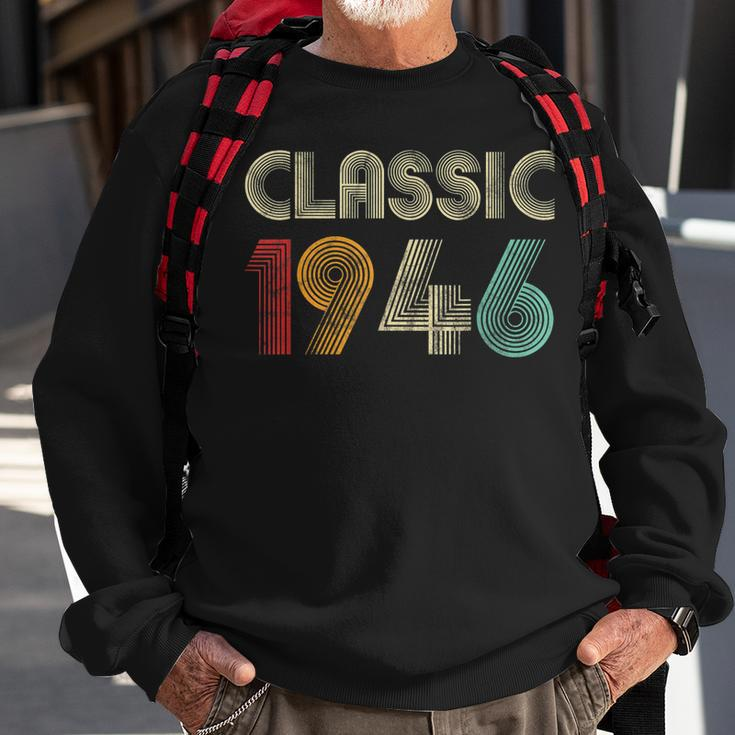 Klassisch 1946 Vintage 77 Geburtstag Geschenk Classic Sweatshirt Geschenke für alte Männer