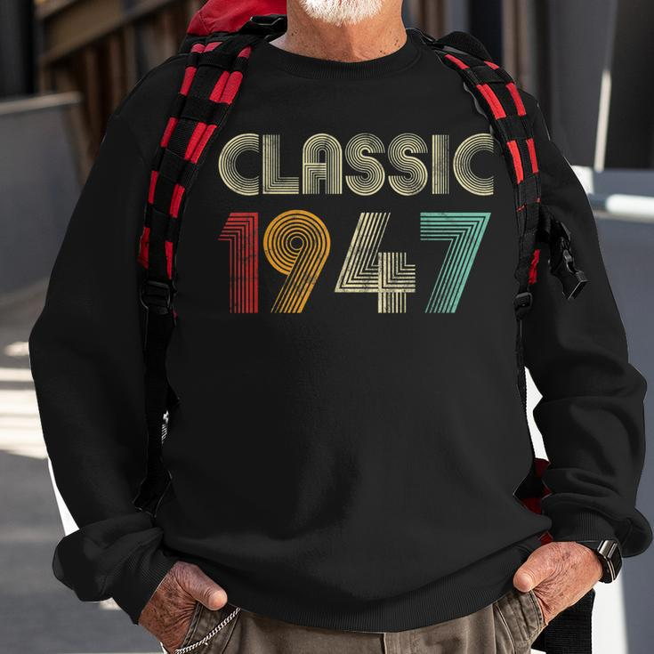 Klassisch 1947 Vintage 76 Geburtstag Geschenk Classic Sweatshirt Geschenke für alte Männer