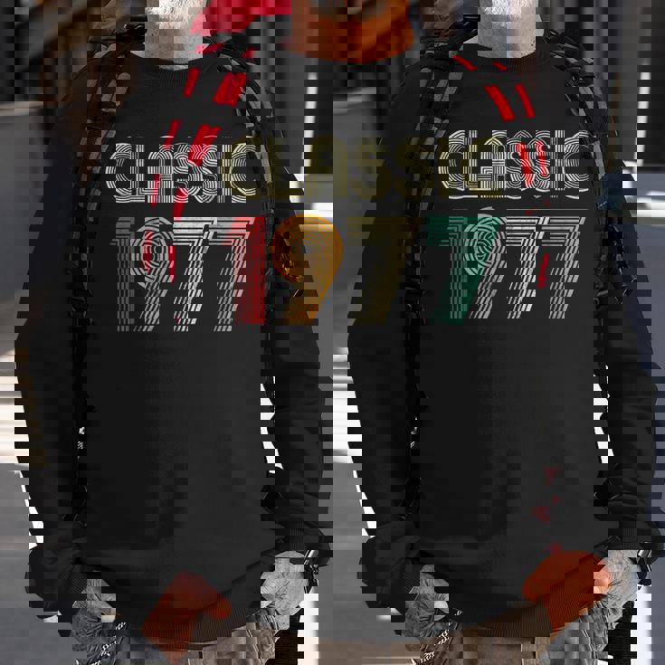 Klassisch 1977 Vintage 46 Geburtstag Geschenk Classic Sweatshirt Geschenke für alte Männer
