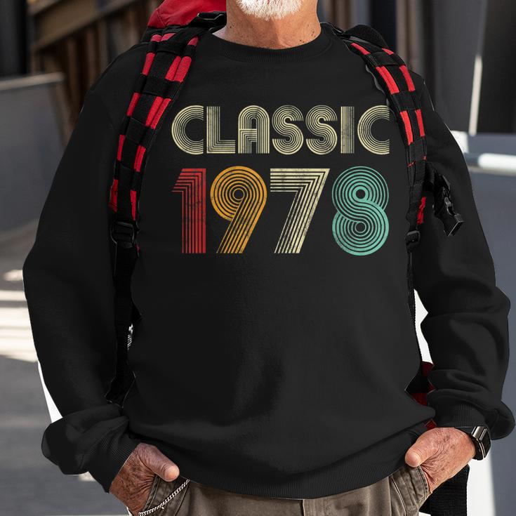 Klassisch 1978 Vintage 45 Geburtstag Geschenk Classic Sweatshirt Geschenke für alte Männer