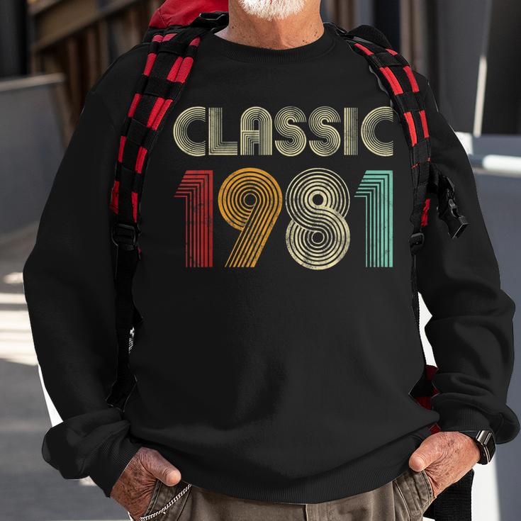 Klassisch 1981 Vintage 42 Geburtstag Geschenk Classic Sweatshirt Geschenke für alte Männer