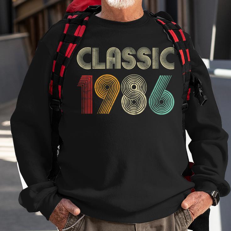 Klassisch 1986 Vintage 37 Geburtstag Geschenk Classic Sweatshirt Geschenke für alte Männer