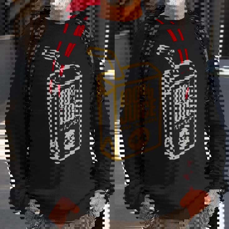 Kyle Juszczyk 100 Juice Sweatshirt Gifts for Old Men