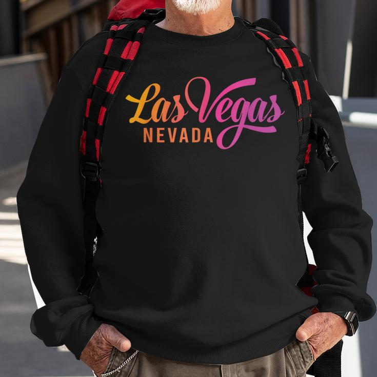 Las Vegas - Nevada - Aesthetic Design - Classic Sweatshirt Gifts for Old Men