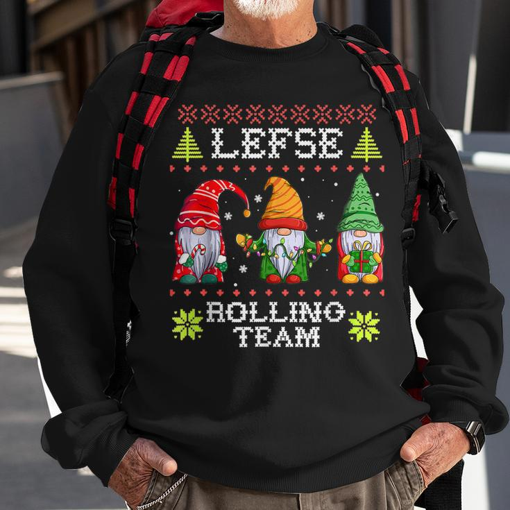 Lefse Rolling Team Gnome Baking Tomte Matching Christmas V2 Men Women Sweatshirt Graphic Print Unisex Gifts for Old Men
