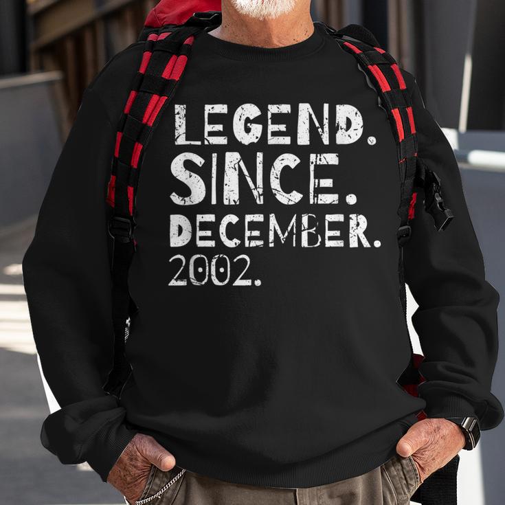 Legend Since December 2002 Geburtstag Sohn Tochter Sweatshirt Geschenke für alte Männer