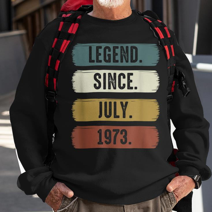 Legend Since Juli 1973 Lustiger 49 Jahre Geburtstag Sweatshirt Geschenke für alte Männer