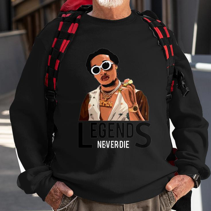Legend Never Dies Rip Takeoff Rapper Rest In Peace Sweatshirt Gifts for Old Men