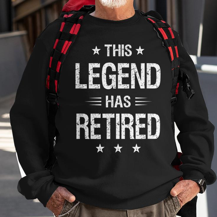 This Legend Has Retired Retire-Treffen Ruhestand Sweatshirt Geschenke für alte Männer