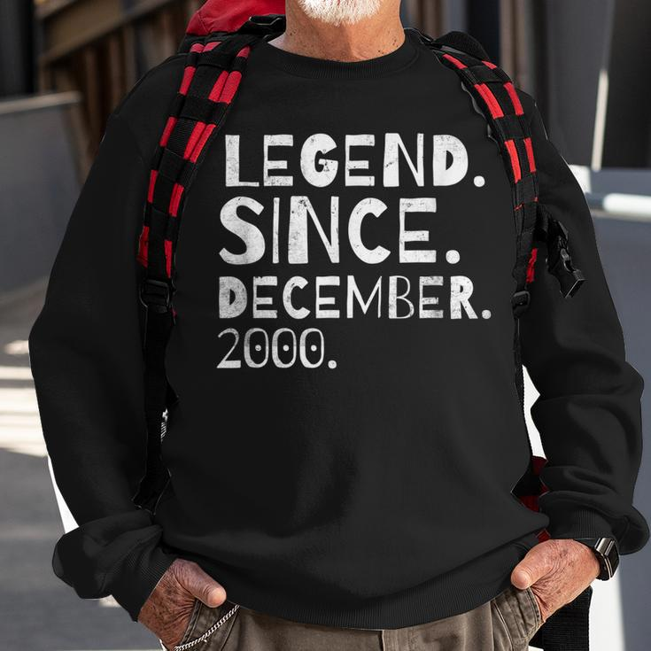 Legend Seit Dezember 2000 Geburtstags Sweatshirt für Jungen und Mädchen Geschenke für alte Männer