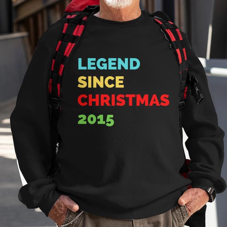 Legend Since Christmas 2015 Funny Quote Birthday Sweatshirt Gifts for Old Men