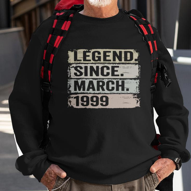 Legend Since March 1999 21Th Birthday Gifts 21 Year Old Sweatshirt Gifts for Old Men