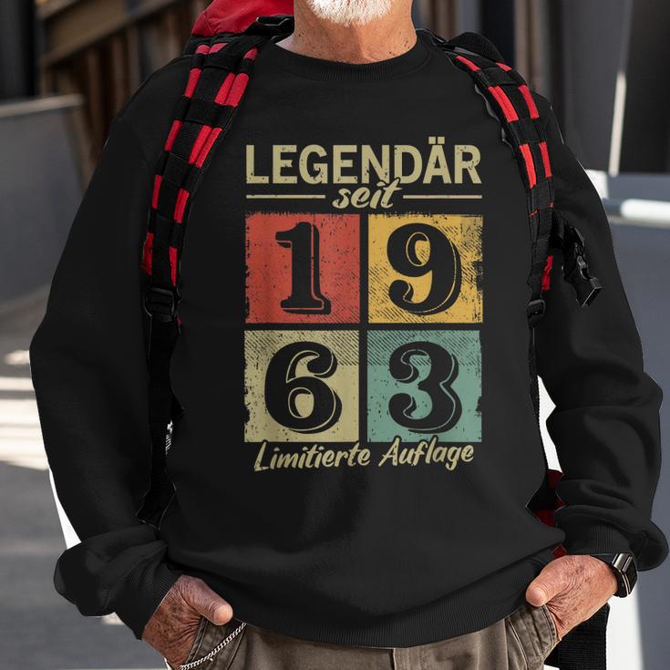 Legendär Seit 1963 Jahrgang 1963 Geburtstag Sweatshirt Geschenke für alte Männer