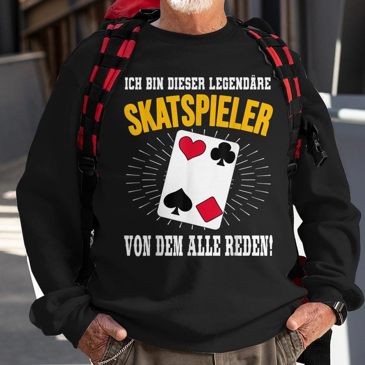 Legendäre Skatspieler Skatkarten Skat Spielen Skatspieler Sweatshirt Geschenke für alte Männer