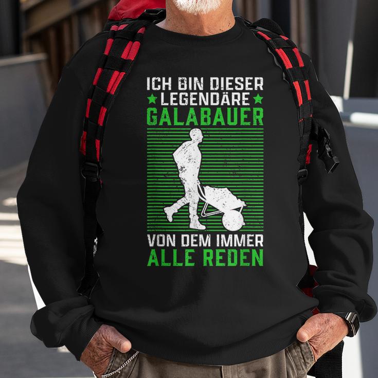 Legendärer Galabauer Landschaftsgärtner Galabau Sweatshirt Geschenke für alte Männer