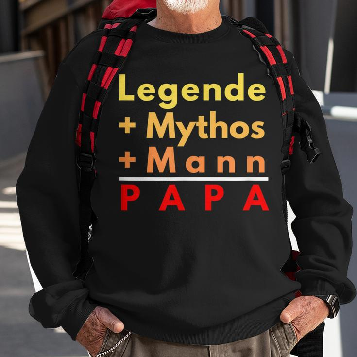 Legende Mythos Mann Das Ist Papa Vater Daddy Sweatshirt Geschenke für alte Männer