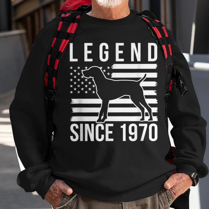 Legende Seit 1970 Deutscher Kurzhaarzeiger Jagdhund Sweatshirt Geschenke für alte Männer