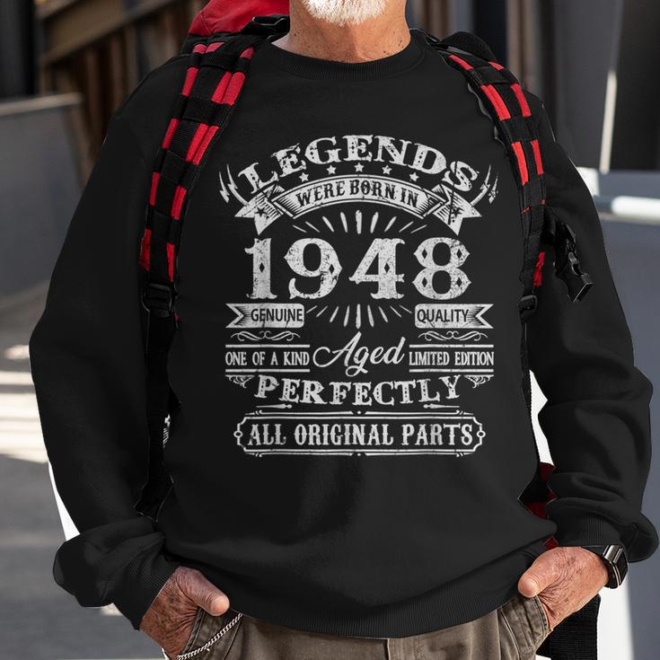 Legenden 1948 Geboren Sweatshirt, 75. Geburtstag Mann Feieridee Geschenke für alte Männer