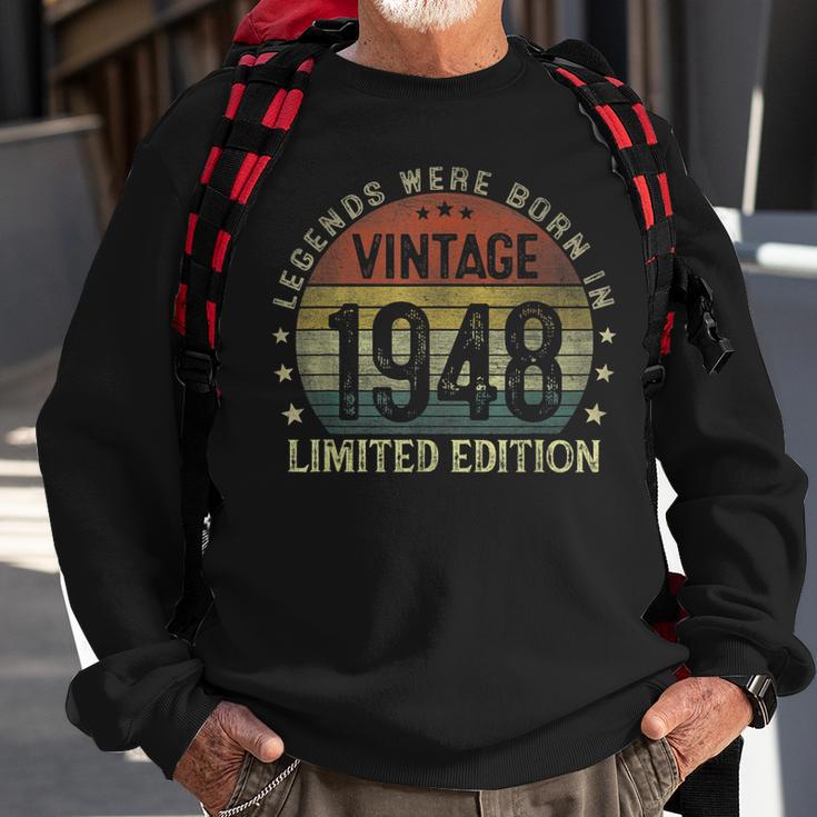 Legenden 1948 Geburtstag Sweatshirt, 75 Jahre Mann| Jubiläums Tee Geschenke für alte Männer