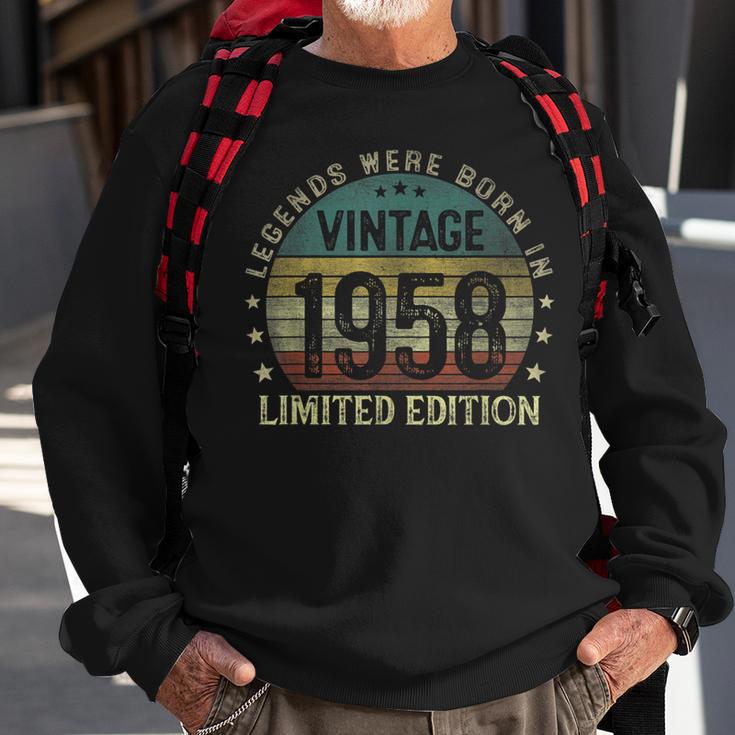 Legenden 1958 Geburtstag Sweatshirt, Perfektes Geschenk zum 65. für Männer Geschenke für alte Männer