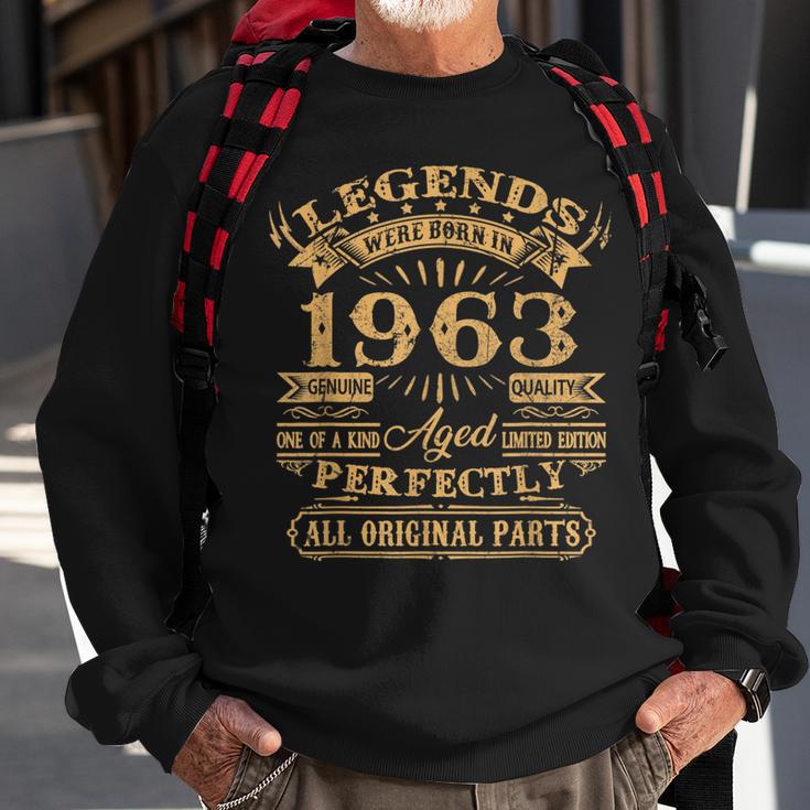 Legenden 1963 Geburtstag Sweatshirt, 60. Jubiläum Mann Geschenke für alte Männer