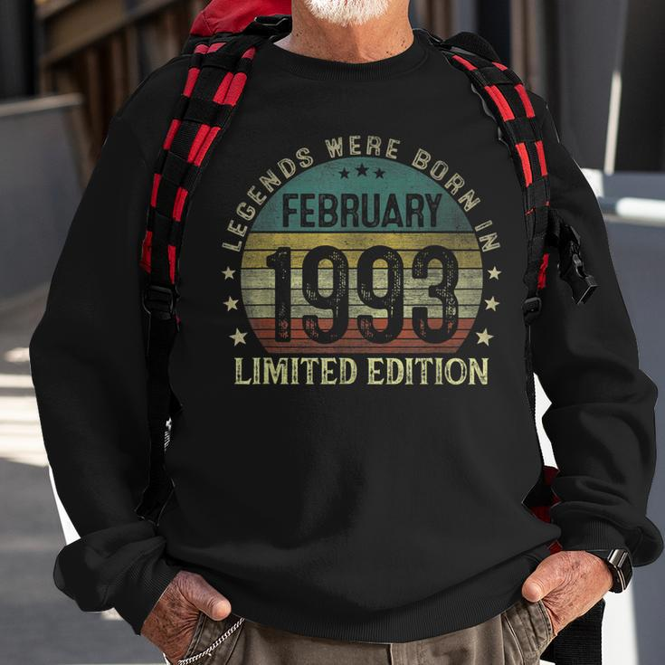 Legenden 1993 Geburtstag Sweatshirt, Februar 30 Männer Geschenke für alte Männer