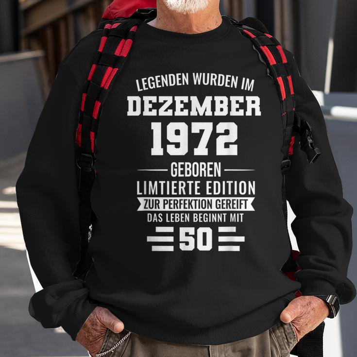 Legenden Wurden Im Dezember 1972 50Geburtstag Sweatshirt Geschenke für alte Männer