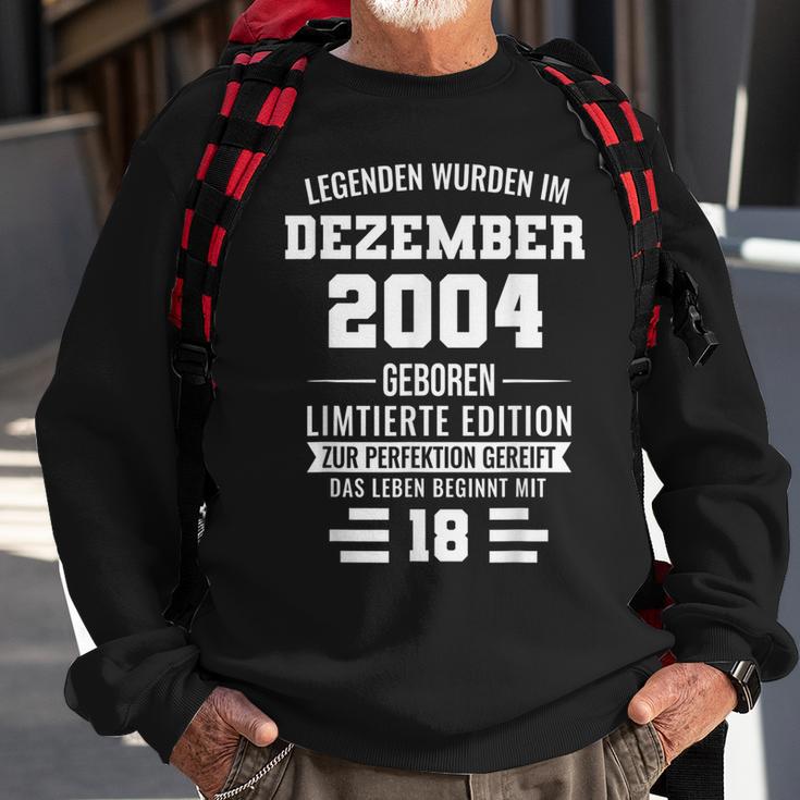 Legenden Wurden Im Dezember 2004 18Geburtstag Sweatshirt Geschenke für alte Männer