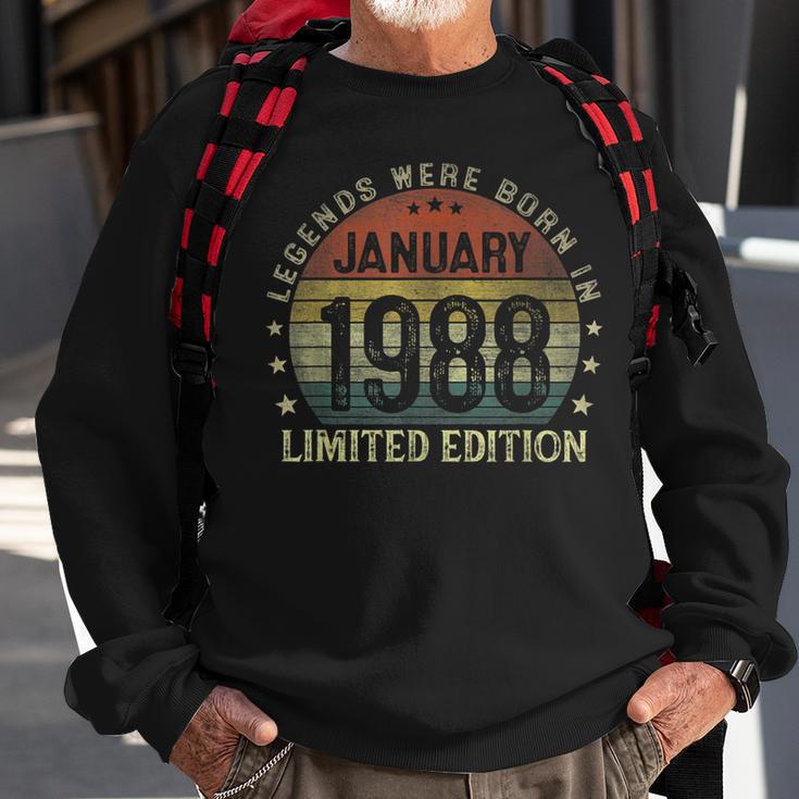 Legenden Wurden Im Januar 1988 Geschenk 35 Geburtstag Mann V5 Sweatshirt Geschenke für alte Männer