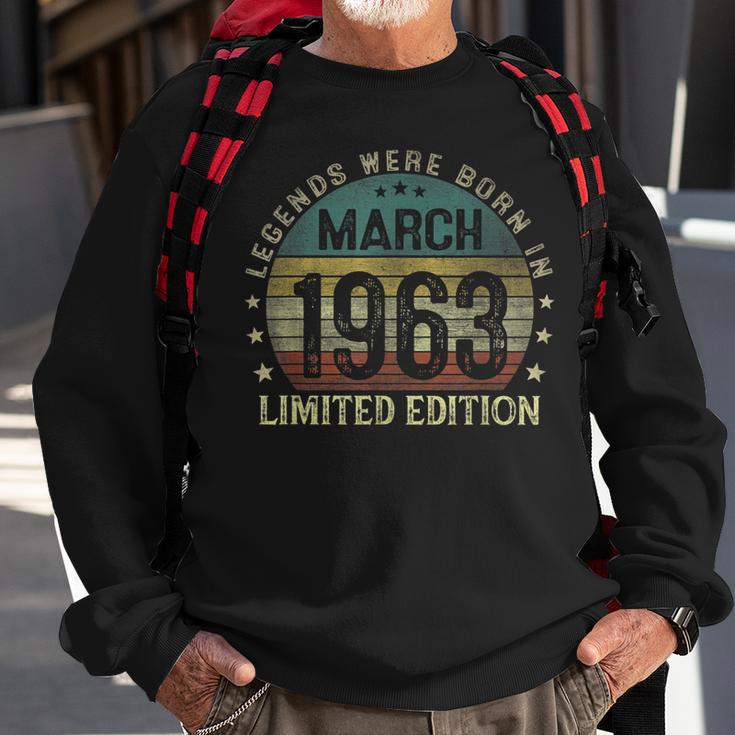 Legenden Wurden Im März 1963 Geschenk 60 Geburtstag Mann V3 Sweatshirt Geschenke für alte Männer