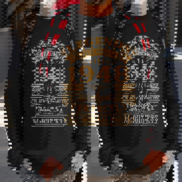 Legends Born In 1948 Vintage 75Th Birthday 75 Years Old V2 Sweatshirt Gifts for Old Men Legends Born In 1948 Vintage 75Th Birthday 75 Years Old V2 Sweatshirt Gifts for Old Men