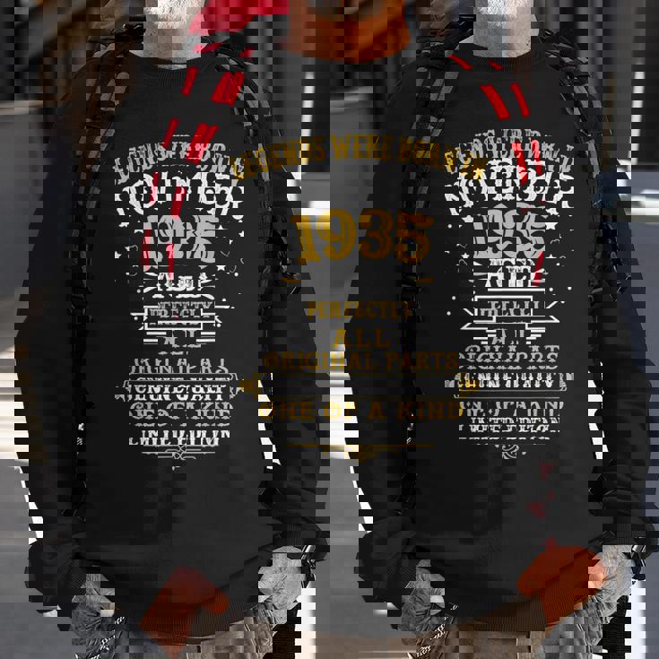 Legends Were Born In November 1935 87 Geburtstag Geschenke Sweatshirt Geschenke für alte Männer
