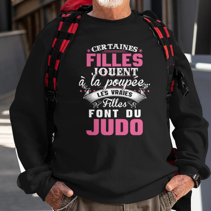 Les Vraies Filles Font Du Judo V2 Sweatshirt Geschenke für alte Männer