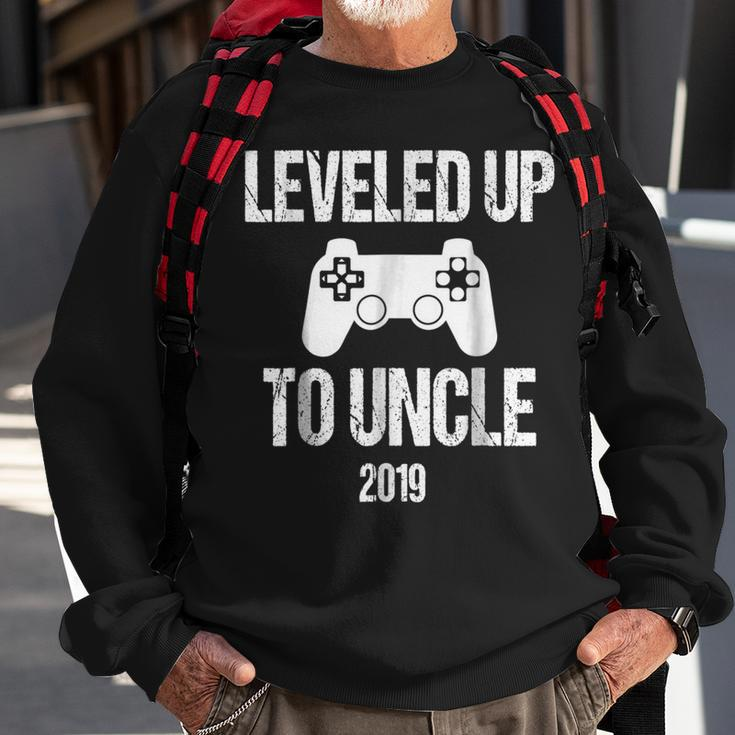 Leveled Up To Uncle 2019 New UncleGift For Gamer Sweatshirt Gifts for Old Men
