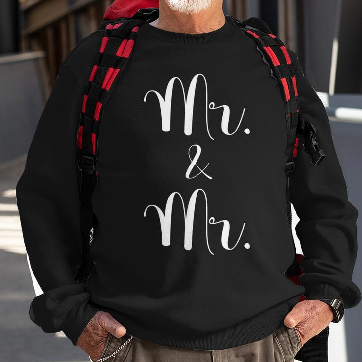 Lgbt Pride Gay Bachelor Party Mr And Mr Engagement Sweatshirt Gifts for Old Men