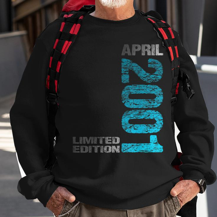 Limited Edition April 2001 22Th Birthday Born 2001 Sweatshirt Gifts for Old Men