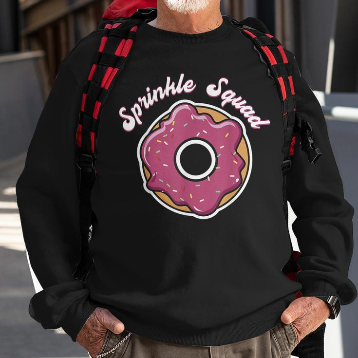 Love Donut Sprinkle Squad Donut Gift Tasty Sweatshirt Gifts for Old Men