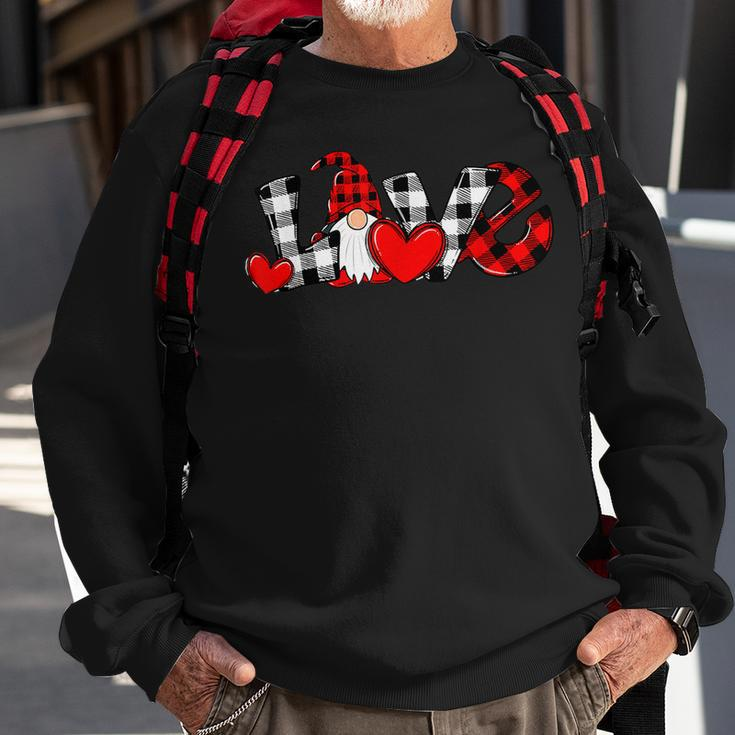 Love Gnome Valentines Day Love Valentine Gnomes Heart V2 Sweatshirt Gifts for Old Men