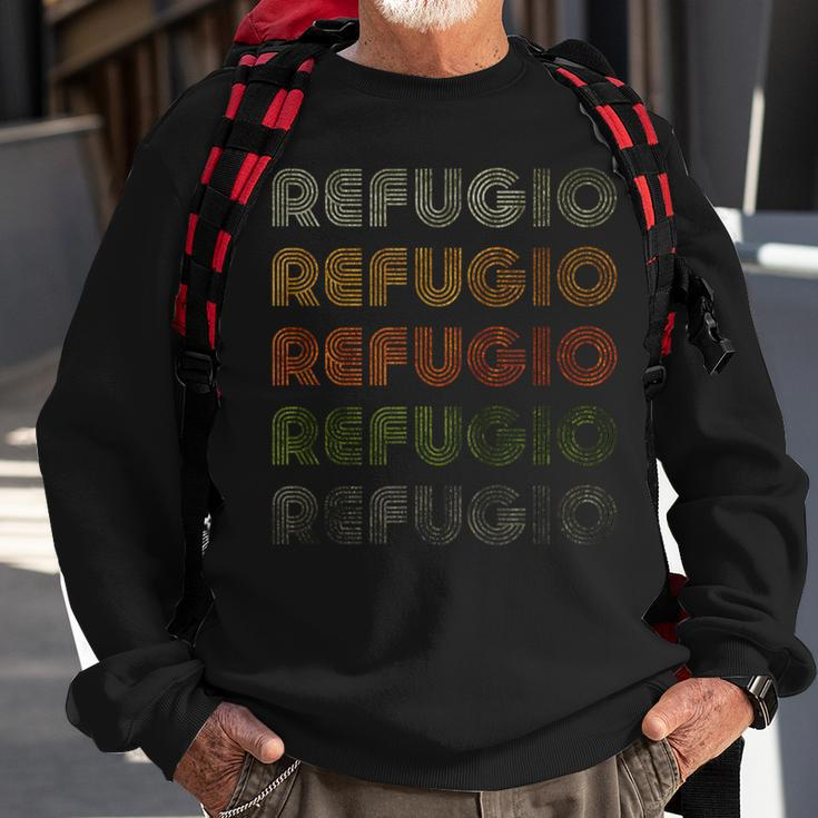 Love Heart Refugio GrungeVintage-Stil Schwarz Refugio Sweatshirt Geschenke für alte Männer