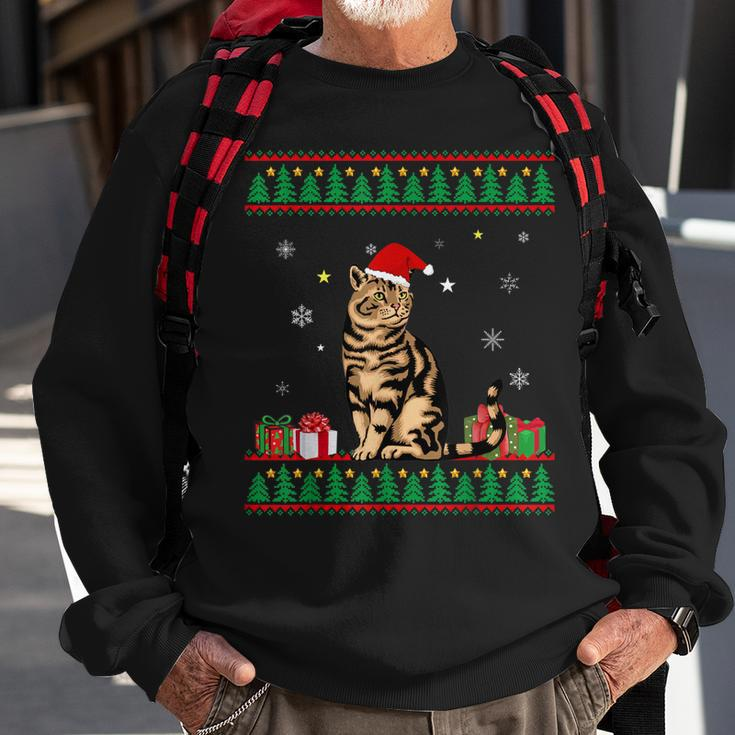 Lustige Katzenliebhaber Süße Katze Weihnachts Sweatshirt Geschenke für alte Männer