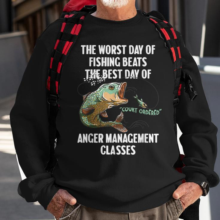 Lustiger Schlimmster Angeltag Sweatshirt Geschenke für alte Männer