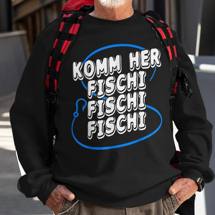 Lustiges Angeln Fischer Geschenk Fischen Angler Köder Rute Sweatshirt Geschenke für alte Männer