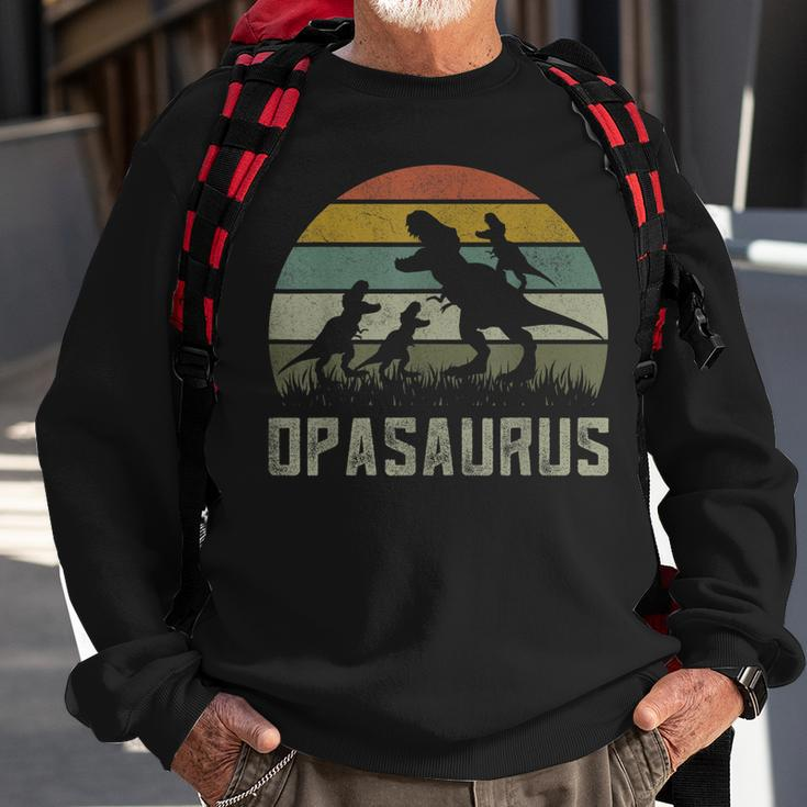 Lustiges Opa Dinosaurier Sweatshirt, Saurier Motiv für Großväter Geschenke für alte Männer