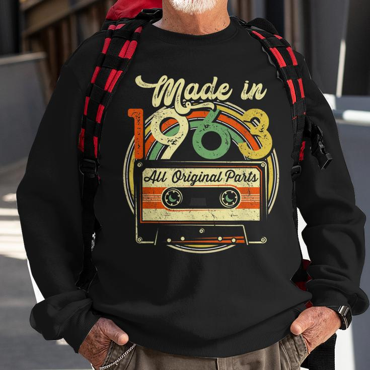 Made In 1963 58 Geburtstag Geschenke Kassettenband Vintage Sweatshirt Geschenke für alte Männer