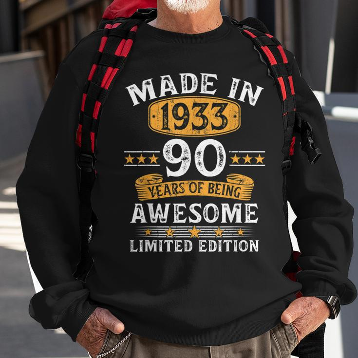 Made In 1933 90 Years Old 90Th Birthday Gifts For Men Sweatshirt Gifts for Old Men