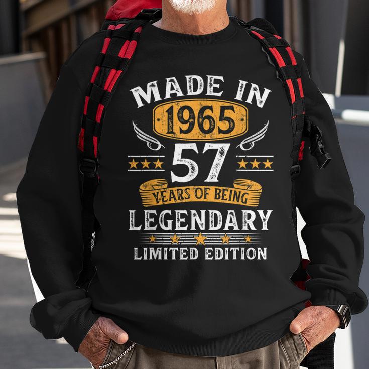 Made in 1965 Sweatshirt, Geschenke zum 57. Geburtstag für Herren Geschenke für alte Männer