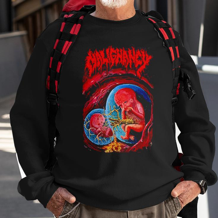 Malignancy Band Merch Sweatshirt Gifts for Old Men